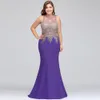 Burgundy Lace Mermaid Long Evening Dresses 2018 Sexy Sheer Lace Appliqued Plus Size Formal Party Prom Gowns Robe de soriee CPS525 6446777