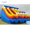 Yard Yaz Playhouse Ticari 18oz Vinil Büyük Şişirilebilir Su Slide Kuru Slayt Çocuk Oyunları Satılık