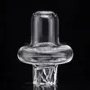 Kuvars Banger Yuvarlak Alt D ile = 21.5mm 2 QTZ Boncuk 1 QTZ Carb Cap Kase Dia 13.8mm Toptan