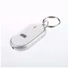 Neue LED Anti-Lost Key Finder Find Locator Schlüsselbund Whistle Beep Sound Control Taschenlampe Kostenloser Versand