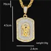 5 stks HIP HOP GOUD Kleur Iced Out Ketting Bling US Dollars Portemonnee Hangers Kettingen Voor Heren Verklaring Sieraden