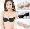 TheFound 2017 여성 섹시한 브래지어 실리콘 접착제 스틱 마법의 밀어 올려 Strapless Invisible Bra Backless