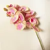 Real Touch Orchid Flower Fake Pink Cymbidium Pu 3D Plant Orchids Phalaenopsis Orchids dla sztucznych dekoracyjnych kwiatów1422800