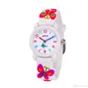 Montre enfant 3D dessin animé papillon belle enfants filles garçons enfants étudiants montre-bracelet à Quartz très populaire montre-bracelet horloge de sport