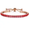 Fashioh elegante e link de corrente de cristal pulseira de pulseira cúbica de fios de zircão cúbicos para mulheres pulseiras bijoux