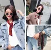 2018 New Style 5*90cm Fashion Women Small Elegant Floral Silk Scarf Handle Bag Ribbons Ladies Hair Tie Stripe Print Neck Shawl 32 COlors