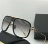 Occhiali da sole vintage sfumati oro / marrone da uomo gafas de sol Occhiali da sole da uomo con sfumature occhiali Nuovo con scatola