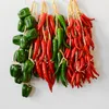 Искусственные овощи Цветы Chili картофельные баклажаны чеснок кукурузные огурцы помидоры фальшивые пены фруктовые стены висит дома украшения кулон