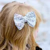 Marca Accesorios para el cabello para la niña de Navidad linda de la mariposa de Bling clips Pajarita pelo de las muchachas del niño de la horquilla de los accesorios 10pcs