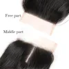 10A grade human hair straight body deep water wave kinky curly bundles with lace closure frontal brazilian virgin Weave Weft Extensions Wet and wavy