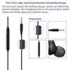 In-Ear S8 Earphones Bass Headsets Stereo Sound Headphones OEM Earbuds With Volume Control For Samsung Galaxy S8 Plus S7 S6 Edge No Package