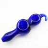 7 Färger Pyrex Oil Burner Pipes Dab Rig Handrör för rökning9495527