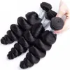 Brazilian Virgin Hair Loose Wave Double Wefts 3 Bundles Hair Extensions 95-100g/piece Hair Weaves Weft From Yiruhair