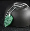 Groene Jade Oorbellen Voor Vrouwen 925 Sterling Zilveren Oorbellen Mode Plant Carving Fijne Lange Oorketting Blad Edelsteen Jewelry250p