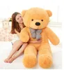 Large Size 60cm 80cm 100cm 120cm Stuffed Teddy Bear Plush Toy Big Embrace Bear Kids Doll Lovers/Christmas Gifts Birthday gift