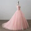 2018最新ボールガウンQuinceaneraドレスビーズPROM SWEET 16ドレスプラスサイズレースアップVestido DE 15 ANOS Q80