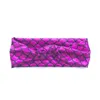 Baby Girls Mermaid Headband Cequin Bow Kids Glitter Metallic Headwear Turbon Knot Dzieci Dziewczyna Akcesoria Do Włosów Dla Toddler Kha428