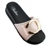 Fashion leather slide sandals slippers men women beach flip flops slipper
