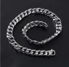 Punk Mode 15mm Zware Heren Vrouwen Fiets Biker Chain Link Ketting Hiphop Zilver 316L Rvs Curb Cubaanse Collier Sieraden