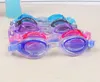 Детские очки для плавания,противотуманные линзы с защитным чехлом,беруши для носа. УФ-защита, ГИПОАЛЛЕРГЕННЫЙ, водонепроницаемый и мягкий