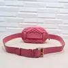 Mini Hearts Midjeväskor Fashion Designer Women Belt Bag Top Quality äkta läderkvinna Bag Storlek 18x11x5cm #476434219M