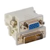 500 stks / partij DVI DVI-I (M) 24 + 1 24 + 5 PIN naar VGA Video Converter / Adapter Hot Koop Gratis verzending