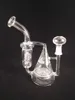 H:20CM Latest Design Pyramid Glass Bong Two Function Honeycomb&Tornado Percolator Spring Pipes Recycler Bubbler Oil Rigs Water Pipes Smoking