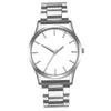 2018 mode grand cadran Quartz hommes montre en acier inoxydable hommes d'affaires montre dorée horloge montre-bracelet Relogio Masculino
