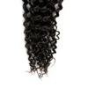 Cabelo Natural Micro Link Extensões de Cabelo Humano 100g Não Processado Virgem Brasileiro Kinky Curly 100s Micro Loop Ring Hair Extensions4403804