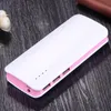 Wholesale - - power bank 20000mAh Colorful Universal Power Bank External Battery Backup USB Portable Cell Phone Chargers