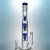 Tubi per l'acqua in vetro spesso 5 mm Bong Dab Rigs con ciotola da 18 mm 8 bracci Albero Perc Oil Rig Fumatori Bong in vetro per acqua viziata WP332