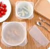4pcs/set Reusable Silicone Food Wraps Silicone Stretch Lids Fresh Silicone Cling Film Seal Cover Kitchen Tool