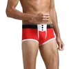 Sous-vêtements sexy pour hommes Culottes gays Boxers Shorts Casuals Bouton Nylon Sexy U Poche convexe Boxer Slips Sous-vêtements érotiques pour hommes