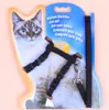 5 Couleurs Pet Harnais Chien Laisse Collier Chat Sangle Et Chiot Réglable Traction Harnais EEA330 120PCS