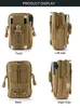 Pouche de portefeuille Purse Pourse Téléphone Holster Tactical Holster Military MOLLE HIP TAILLE BELLE BELLE AVEC LA fermeture éclair pour iphonesamsunglgsony5084650