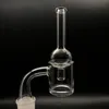 Chiodi Banger quarzo fondo spesso 4mm con Bubble Carb Cap XL 2mm 10mm 14 millimetri 18,8 millimetri Flap Top Bangers quarzo chiodo per Bong