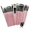 20Pcs/lot Professional Makeup Brushes Set Powder Foundation Eyeshadow Make Up Brushes Cosmetics Soft Synthetic Hair