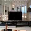 DIY 3Dミラーウォールステッカー子供寝室リビングルームステッカーホーム装飾壁アートステッカー装飾デカール