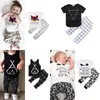 Les vêtements pour enfants ensembles twopiece 47 Designs Summer for Boys Girls Baby Vêtements à manches courtes Pantalons de chemise en coton 6M7T1225526