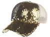 INS Paillettes Chapeaux Femmes Réglable Baseball Chapeaux Grandes Filles D'été Bling Shinning Mesh Casquette De Baseball Femelle Glitter Party Club Chapeau Accessoires