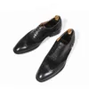 Goodyear – chaussures d'affaires formelles faites à la main pour hommes, en cuir véritable, personnalisées, de styliste italien