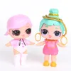 8pcs/lot 9CM Doll Toy American PVC Kawaii Children Toys Anime Action Figures Realistic Reborn Dolls for girls Birthday Christmas Gift T14