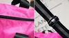 حقائب رياضية للنساء حقيبة يد فاخرة اللون الوردي طباعة سعة كبيرة السفر واق من المطر ماء Bagon حقيبة الكتف لل Bag112 في الهواء الطلق