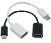 Typ-C till USB 3.0 Kvinna OTG Cable Adapter Typ C Data Cord Connector för MacBook för Letv Max för Samsung S9