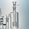 Capteur de cendres de 14mm 18mm Perc ou percolateur matriciel collecteurs de cendres en verre pour conduites d'eau Dab Bong 45 90 degrés cendrier