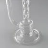 Ölgeräte Glasbongs 12 "Upline Water Pipe Pline PERC Water Bong Bubbler Rohr mit 10mm weiblicher Gelenk