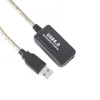 Freeshipping Super Speed ​​5 M / 10 M / 15 M / 20 M USB 2.0 repetidor Cabo de Extensão Macho para Fêmea M / F Embutido IC Dupla blindagem