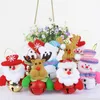 Christmas Tree Decoration Accessories Santa Claus Snowman Doll Pendant Christmas Supplies Bells Hanging Party Charm
