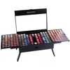 Schatten 180 Farben Matt Nackt Shimmer Lidschattenpalette Make -up -Set mit Pinselspiegel Schrumpen professionelle Kosmetikkoffer Make -up Kit