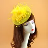 Women039s Fashion Party Fascinator Hair Accessory Feather Clip Hat Flower Lady Veil Daily Hairpins 7799873